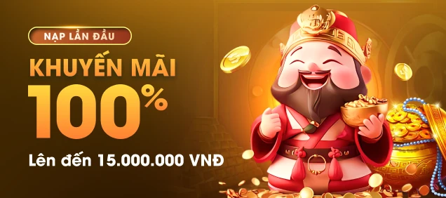 khuyến mãi 100% nạp lần đầu