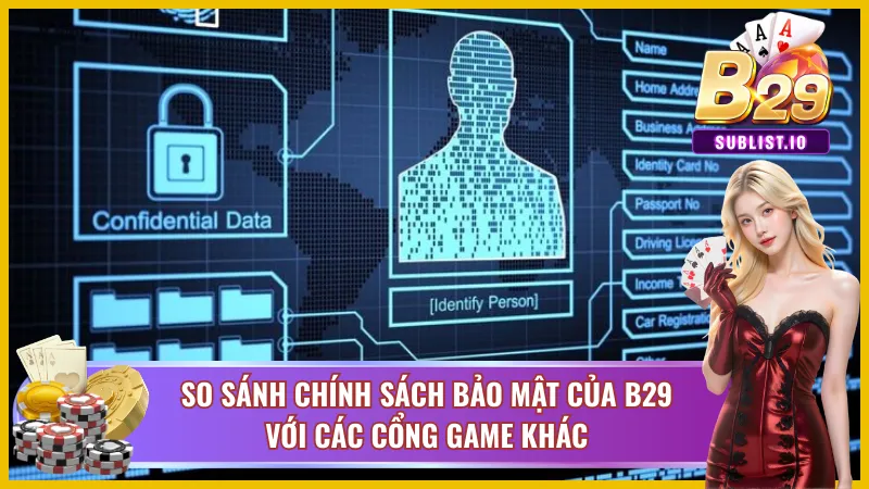  So sánh sự khác biệt trong chính sách bảo mật B29 với các cổng game khác
